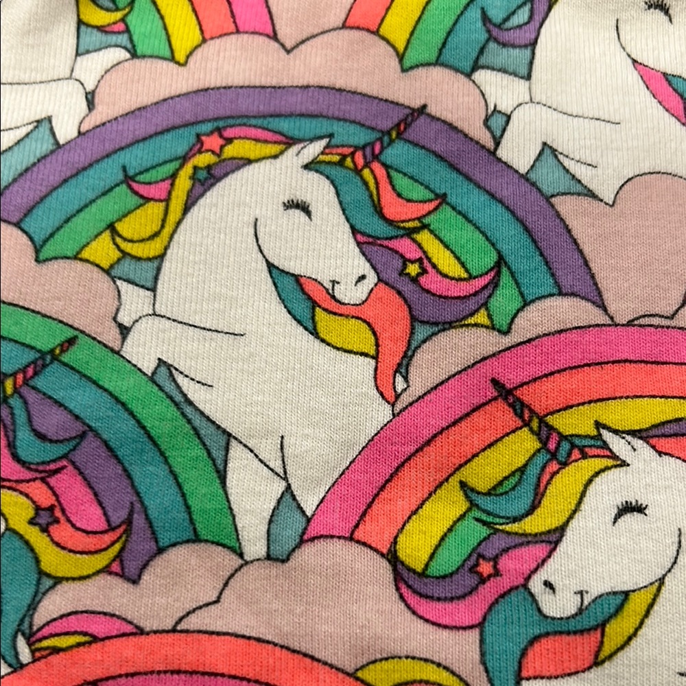 The Children's Place Pink and Blue Pajama Sets Vibrant Rainbow Design - Picture 5 of 5